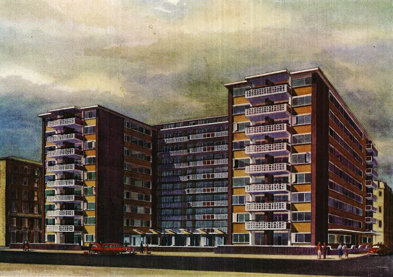 Concept art from the original brochure